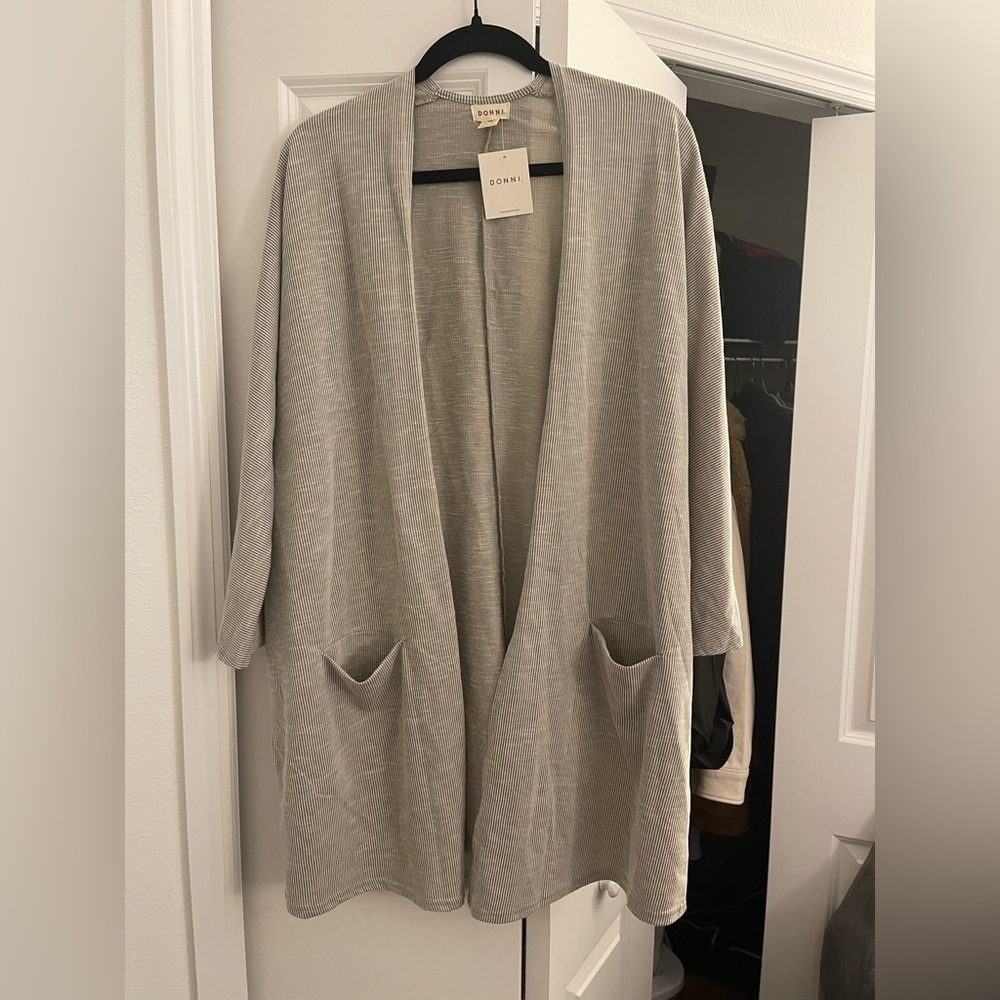 DONNI. Light Gray Women's Cardigan